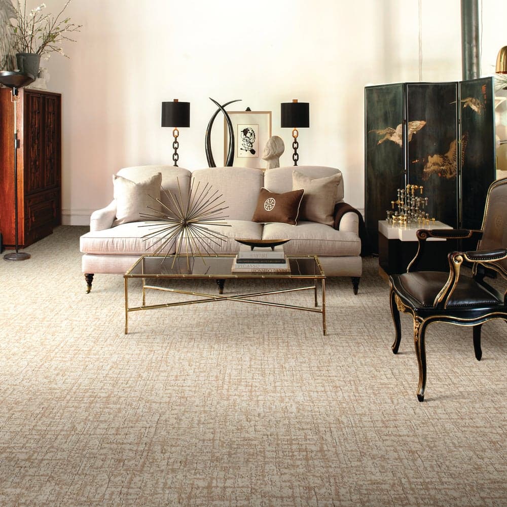 Light grey Stanton Carpet in a sitting room