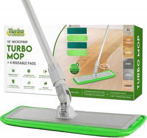 Turbo Microfiber Mop Floor Cleaning System