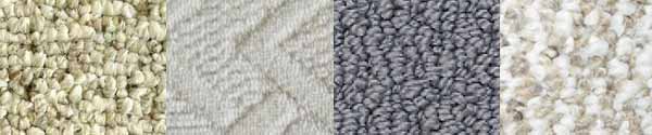 4 Berber carpet samples
