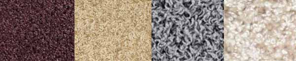 Frieze carpet samples